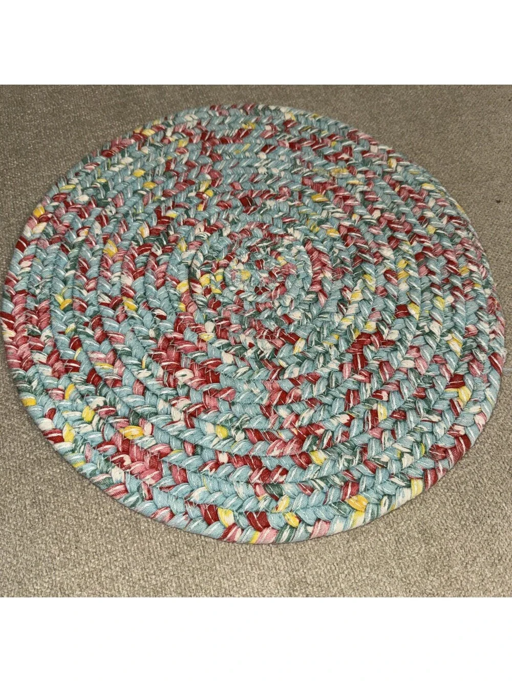 The Pioneer Women Braided Table Placemat Chair Pad 15